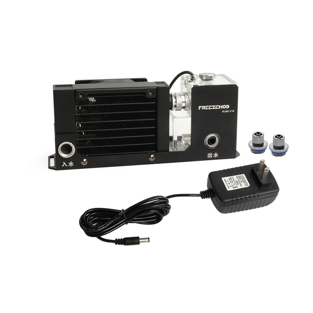External Radiator Water Cooling Kit - โมดูลระบายความร้อนด้วยน้ำ AIO 2000RPM ชุดระบายความร้อนด้วยน้ำภายนอกแบบรวมสำหรับเคสพีซี โทรศัพท์มือถือ แล็ปท็อป