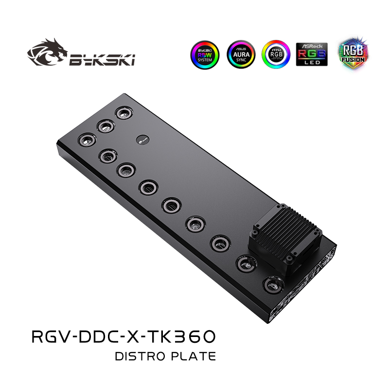 Bykski แผ่นดิสโตร/ บอร์ดอะคริล - Distro Plate Ddc Pump Combo บทวิจารณ์และราคา